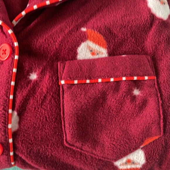 Pajamagram Santa Fleece pajamas 1X - Picture 5 of 8